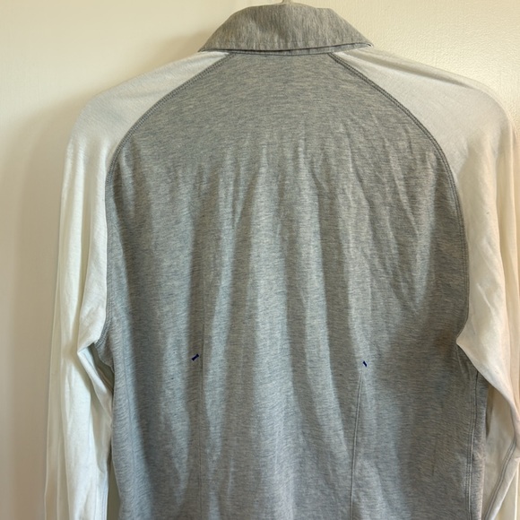 Kit and Ace Men’s knit button down, medium, grey and white - Picture 7 of 7